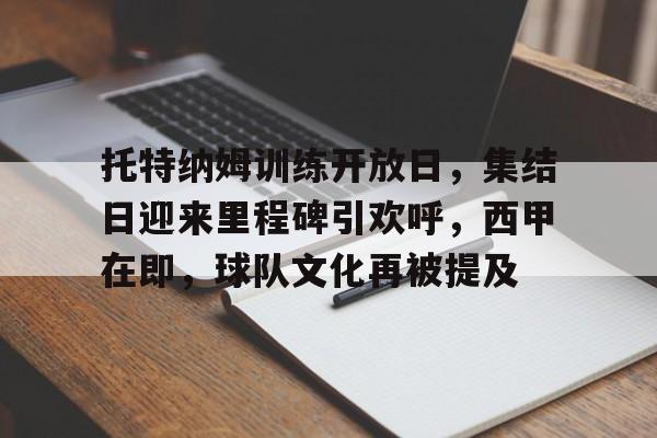 乐动体育平台-托特纳姆训练开放日，集结日迎来里程碑引欢呼，西甲在即，球队文化再被提及的简单介绍